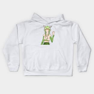 Green Deer Kids Hoodie